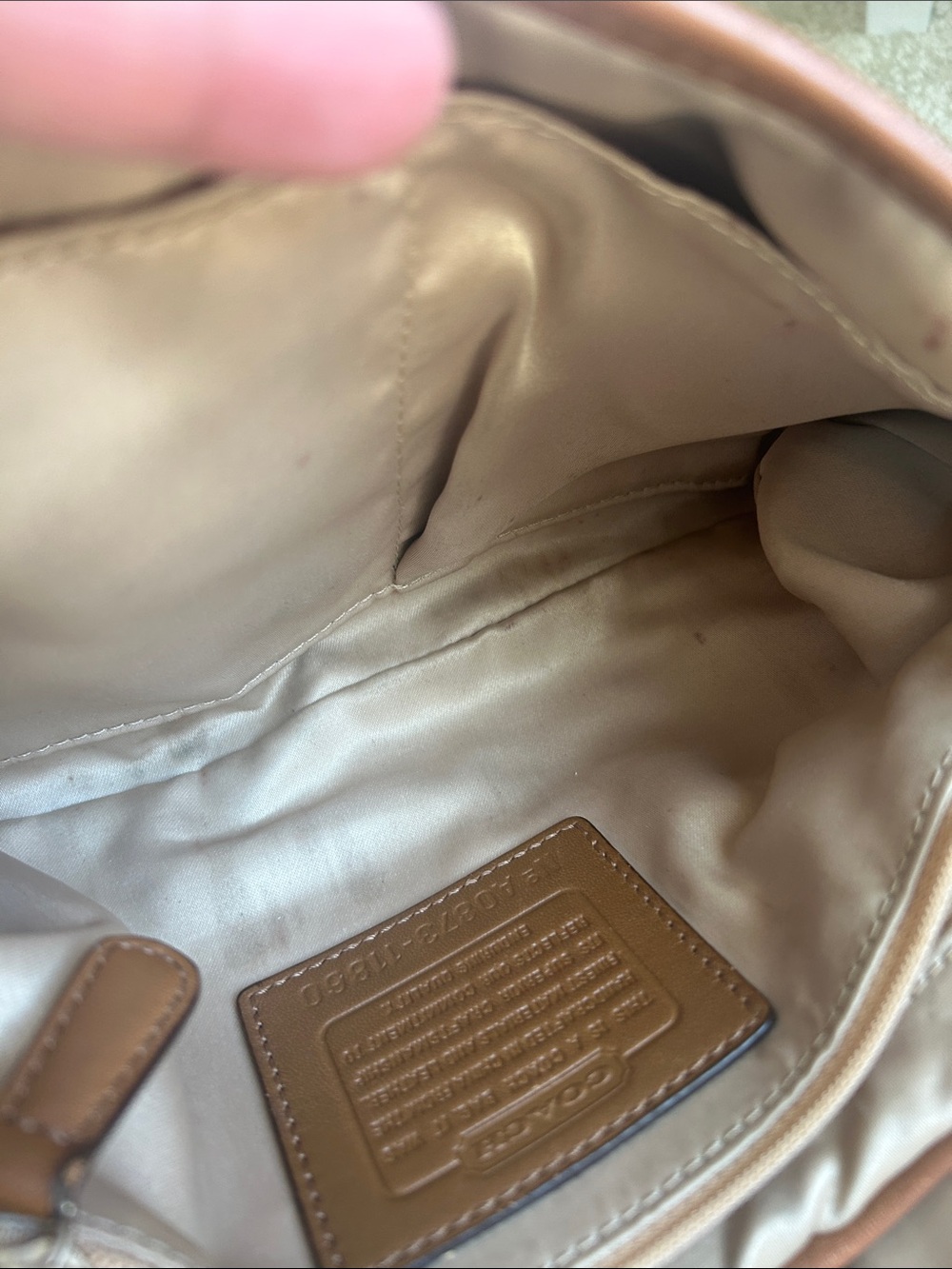 Vintage coach soho bag 11860 brown canvas - Picture 8 of 14